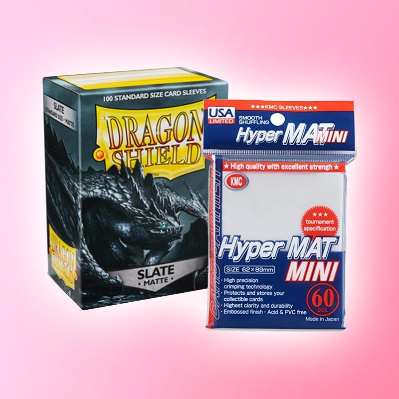 kmc yugioh card sleeves Mini Super Series Metallic Red – KMC Sleeves USA