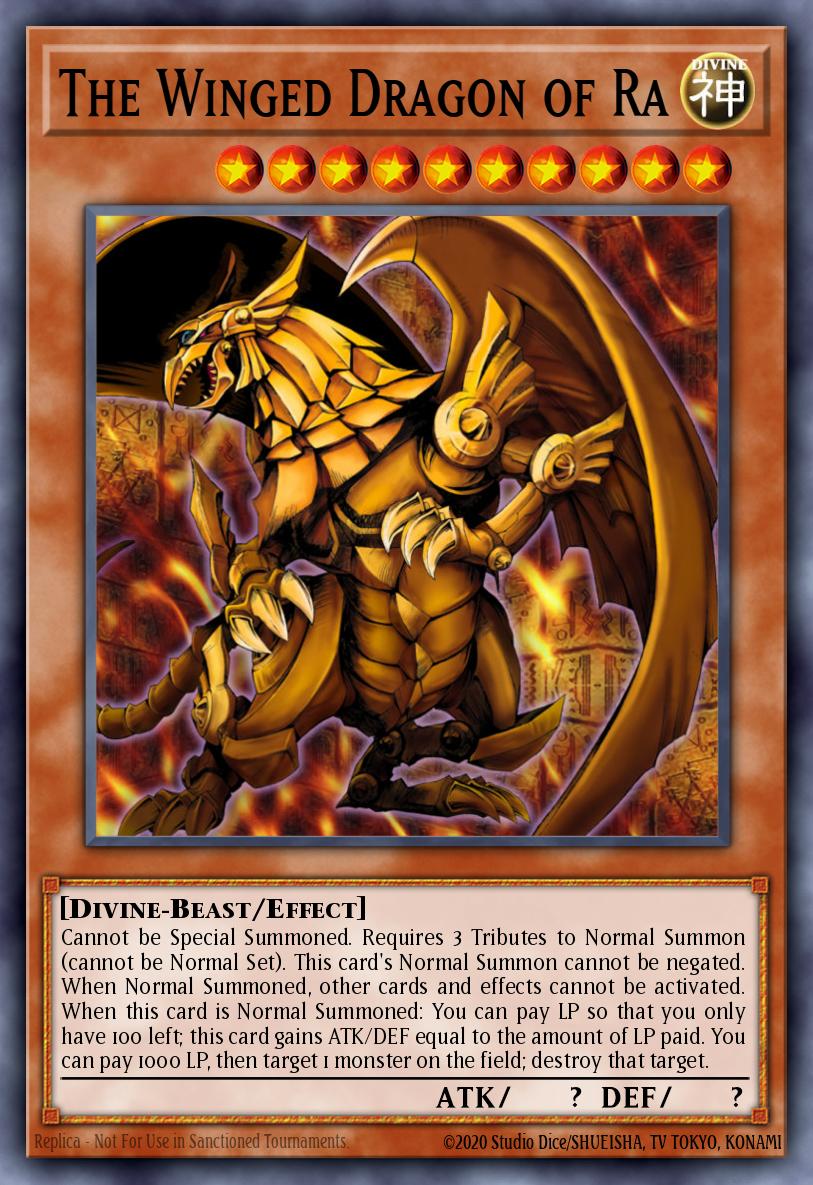 EN000 - LED7-IT000 - The Winged Dragon of Ra - Ghost Rare - Effect Monster - Legendary Duelists 7 Rage of Ra Italian