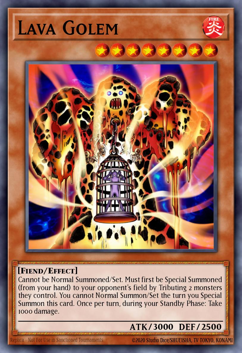 RA01-EN001 - RA01-EN001 - Lava Golem - Quarter Century Secret Rare - Effect Monster - Rarity Collection AMERICAN PRINT