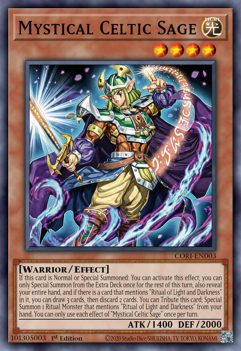 CORI-EN003 - Celtic Mystic - Super Rare - Chaos Origins