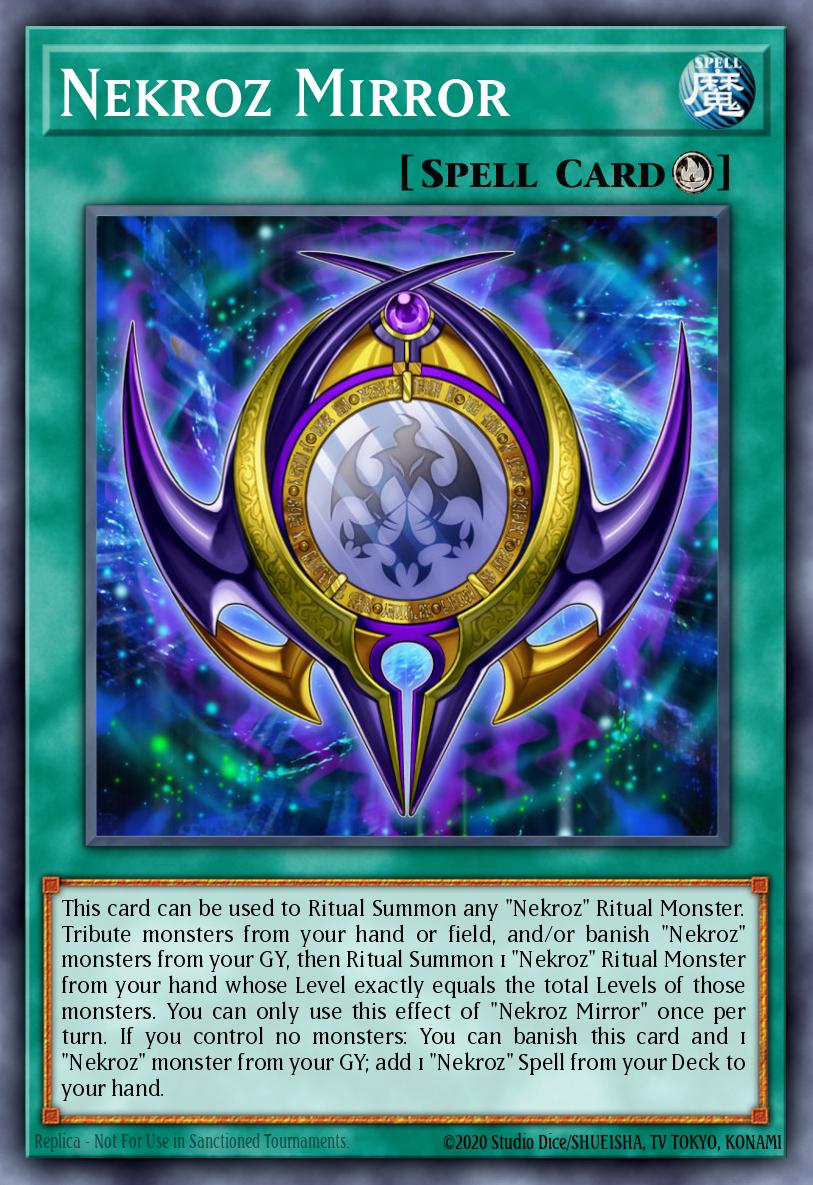 EN097 - DUPO-EN097-Nekroz Mirror-Ultra Rare-Ritual Spell-1st-Edition-Duel Power