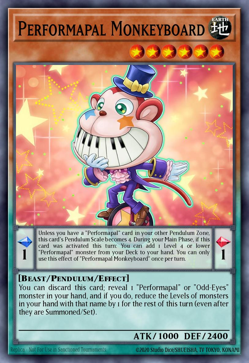 LAVD-ENO04 - Performapal Monkeyboard - Common - Legendary Arc-V Decks