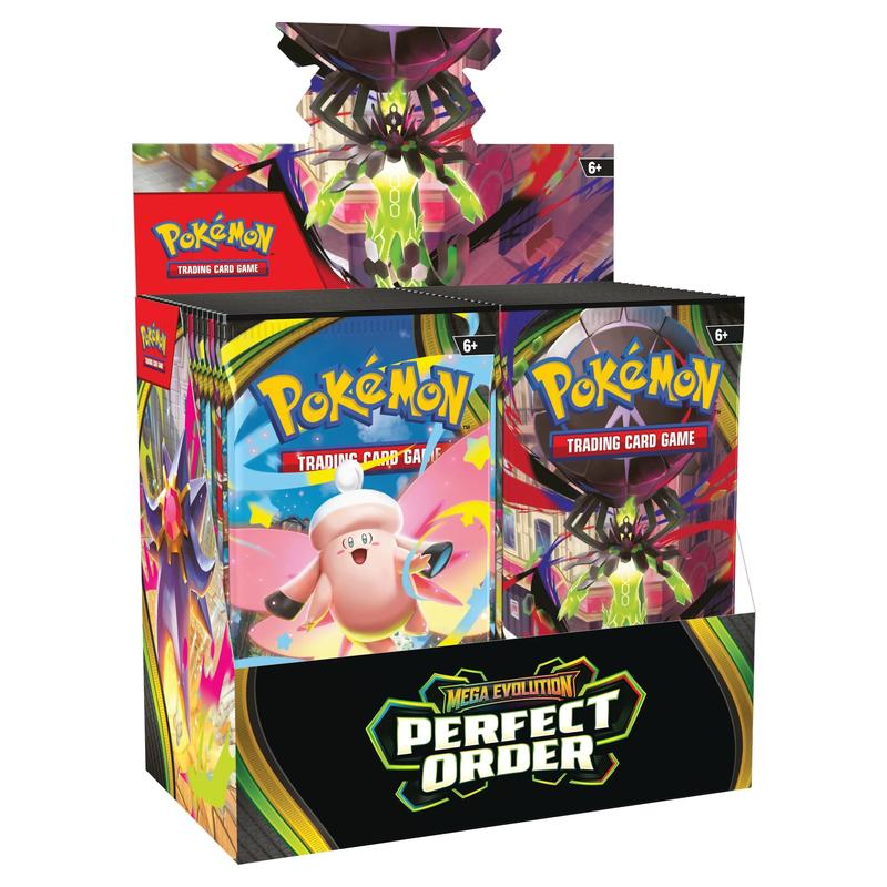 Pokemon - Mega Evolution - Perfect Order - Booster Box - 2 Per Custome Pokemon - Mega Evolution - Perfect Order - Booster Box - 2 Per Custome