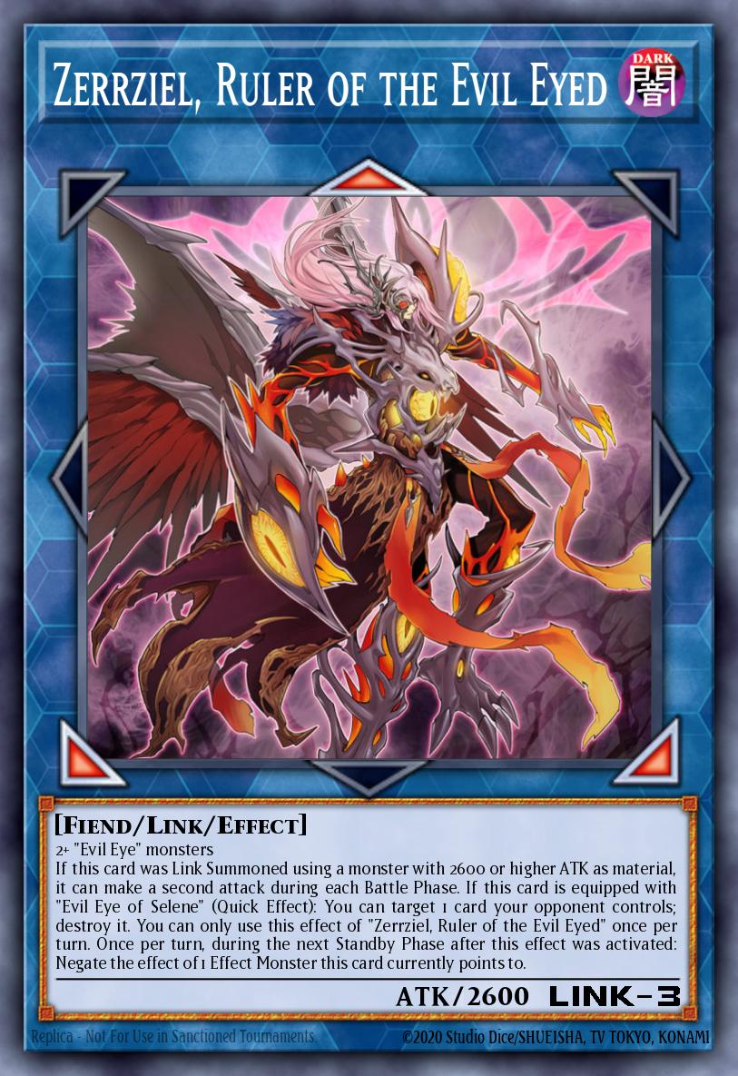 EN031 - INCH-EN031 - Zerrziel, Ruler of the Evil Eyed - Secret Rare - Effect Link Monster - 1st-Edition - The Infinity Chasers