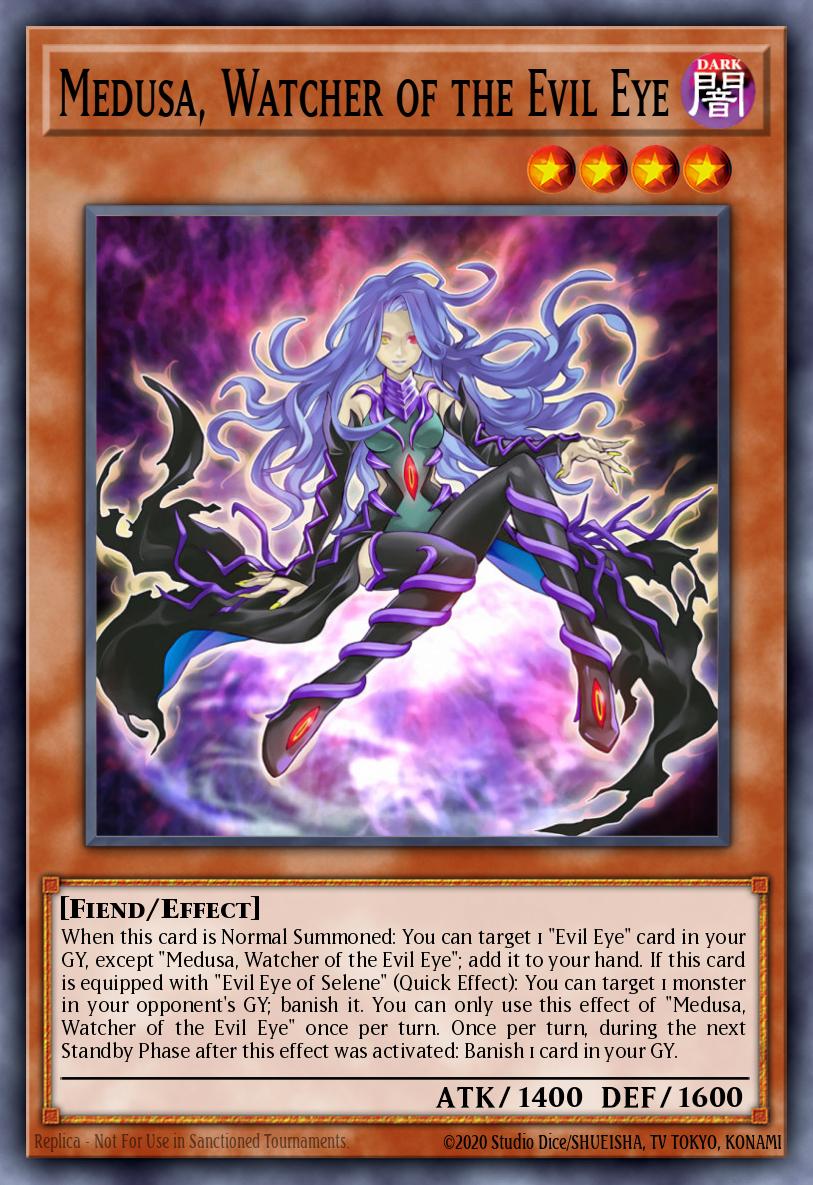 INCH-EN028 - Medusa, Watcher of the Evil Eye - Super Rare - Effect Monster - 1st-Edition - The Infinity Chasers