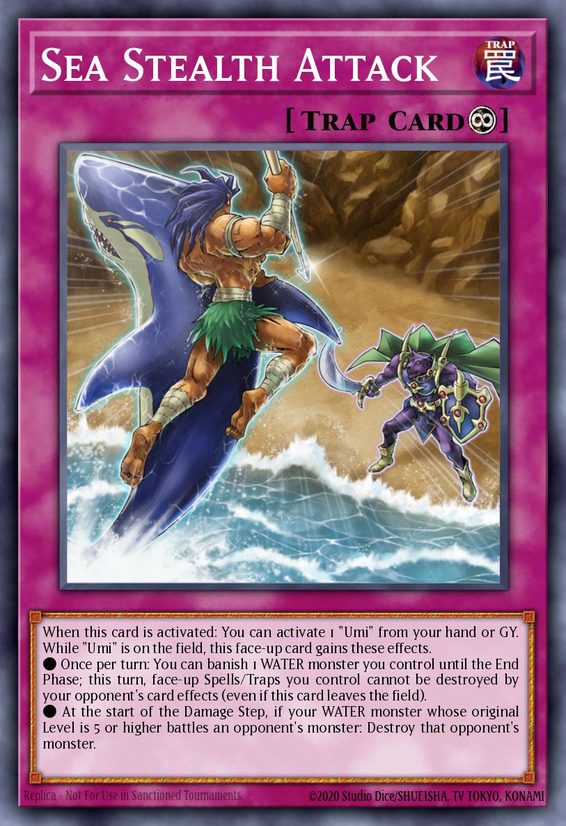 EN030 - LDS1-EN030 - Sea Stealth Attack - Common - Continuous Trap - Legendary Duelists Season 1