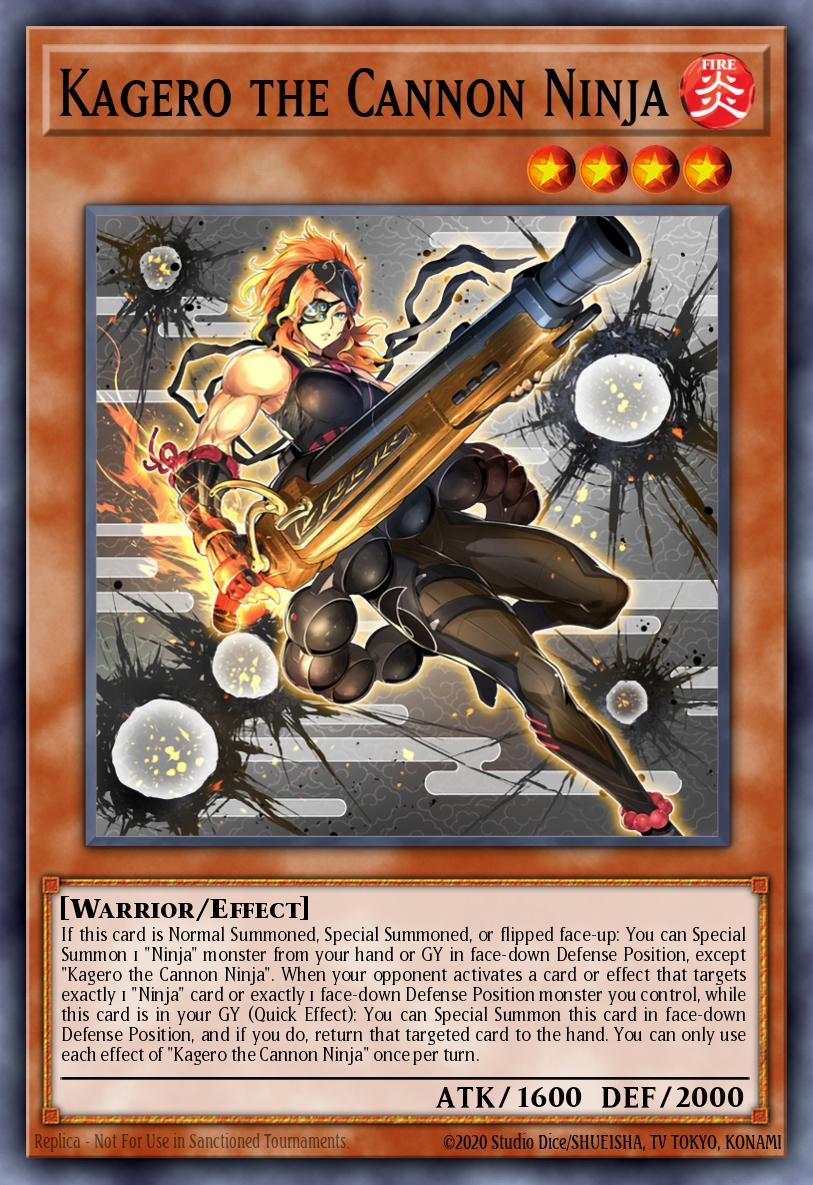 EN169 - MP23-EN169 - Kagero the Cannon Ninja - Common - Effect Monster - 25th Anniversary Duelist Heroes Tin