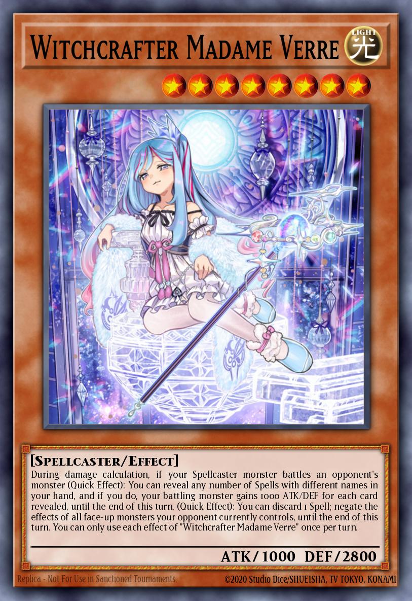 EN019 - INCH-EN019 - Witchcrafter Madame Verre - Secret Rare - Effect Monster - 1st-Edition - The Infinity Chasers