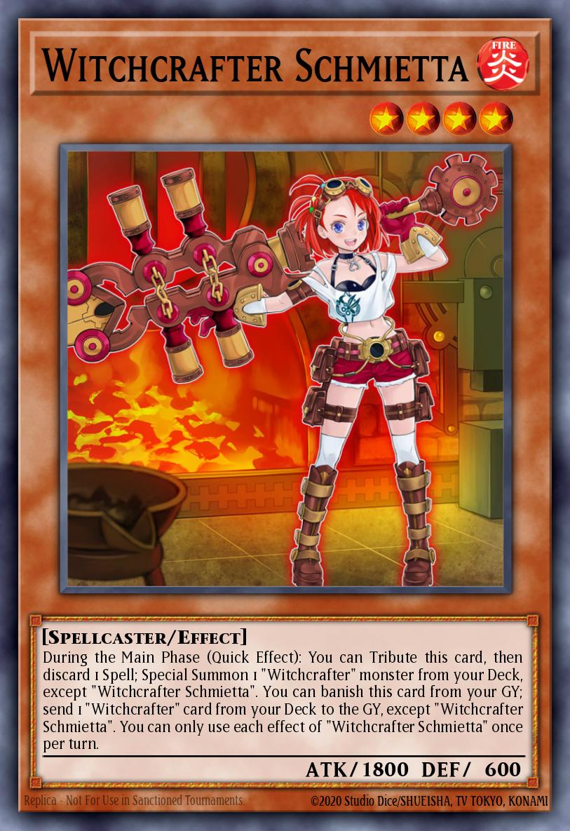 EN016 - INCH-EN016 - Witchcrafter Schmietta - Super Rare - Effect Monster - 1st-Edition - The Infinity Chasers