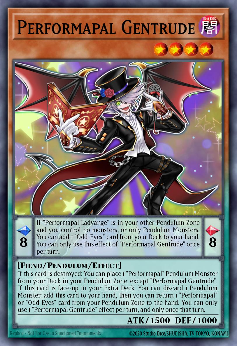 LAVD-ENO15 - Performapal Gentrude - Common - Legendary Arc-V Decks