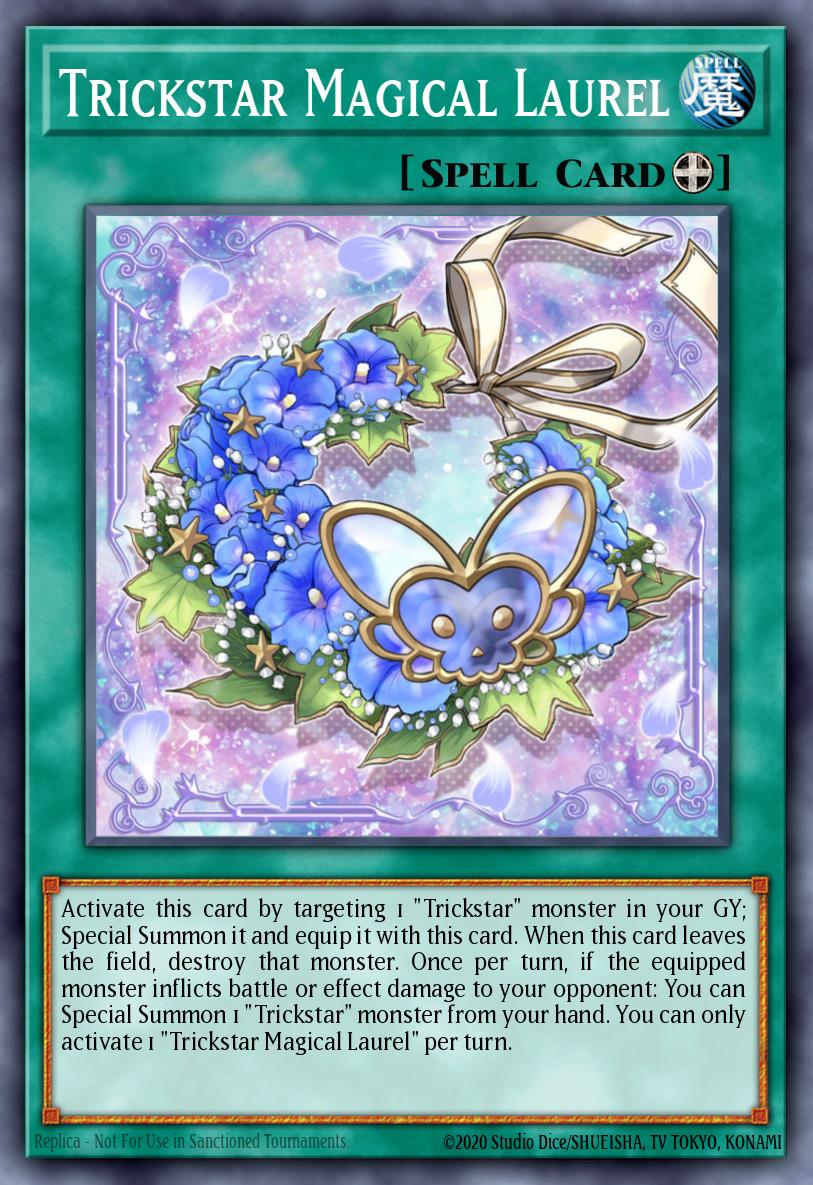 EN022 - DUPO-EN022 - Trickstar Magical Laurel - Ultra Rare - Equip Spell - 1st-Edition - Duel Power