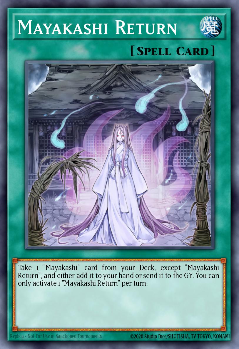 HISU-EN038 - Mayakashi Return - Secret Rare - Spell Card - 1st-Edition - Hidden Summoners
