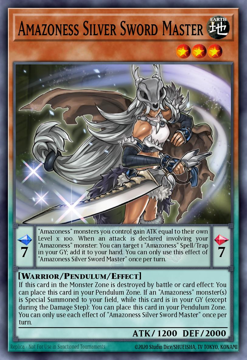 EN220 - MP23-EN220 - Amazoness Silver Sword Master - Common - Effect Pendulum Monster - 25th Anniversary Duelist Heroes Tin