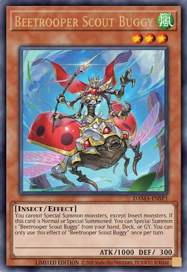DAMA-ENSP1 - Beetrooper Scout Buggy - Ultra Rare - Effect Monster - Dawn of Majesty