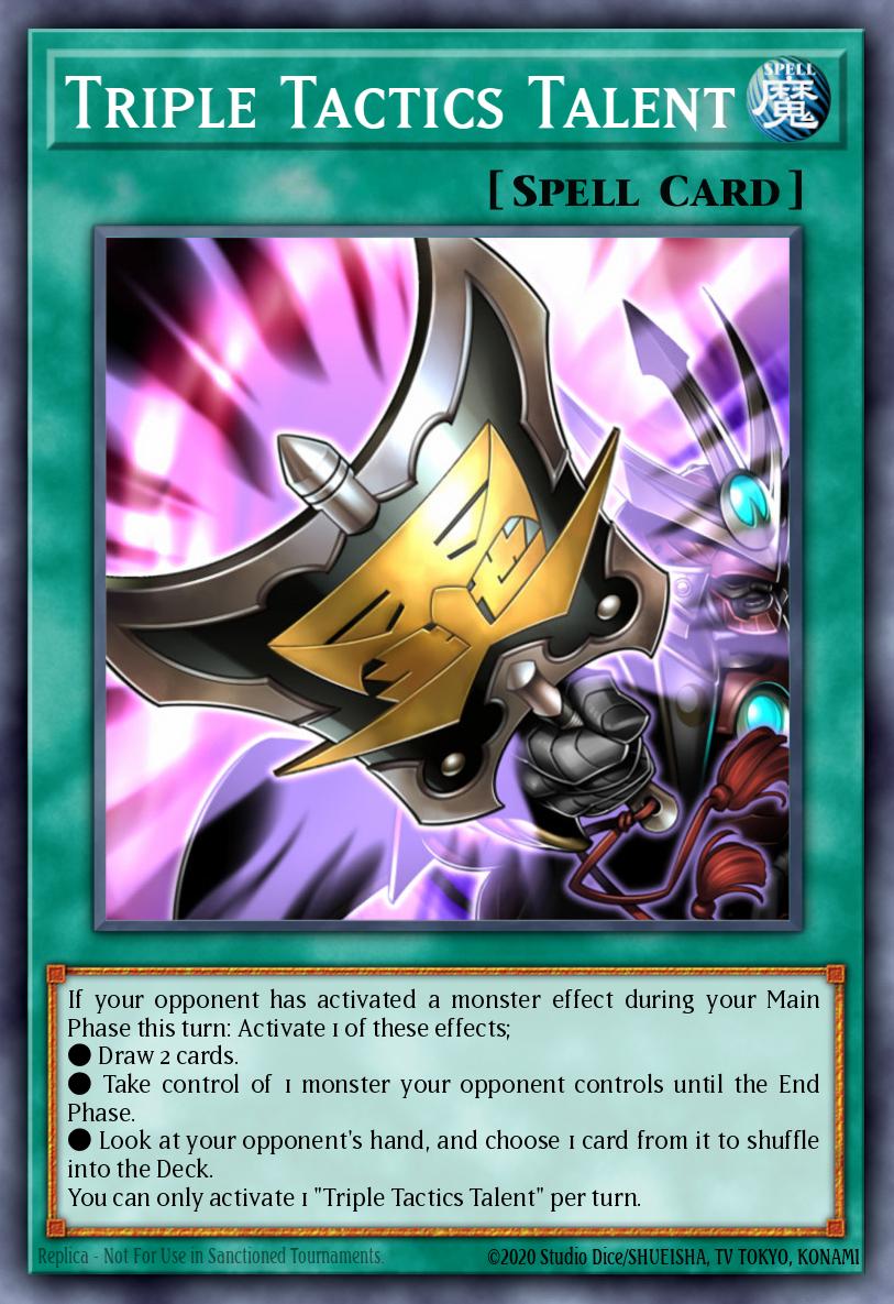 RA01-EN063 - RA01-EN063 - Triple Tactics Talent - Quarter Century Secret Rare - Normal Spell - Rarity Collection