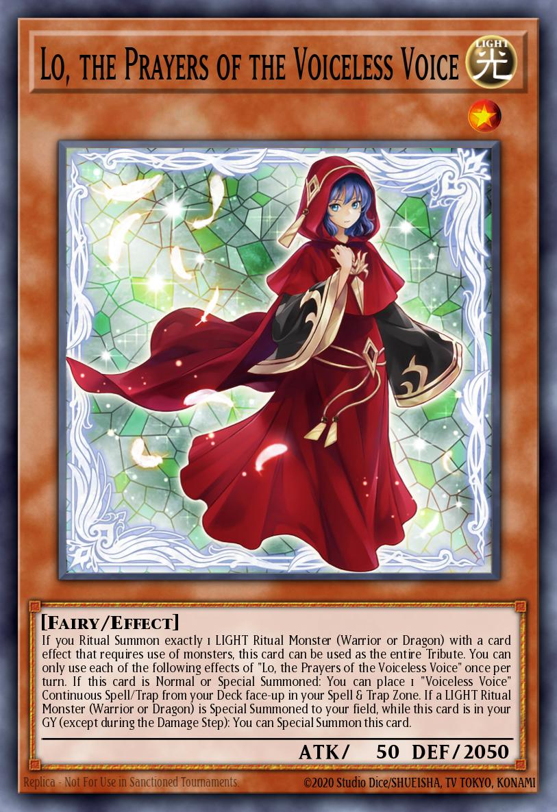 OP26-EN002 - Lo, the Prayers of the Voiceless Voice - Ultimate Rare - OTS Tournament Pack 26 - EU PRINT