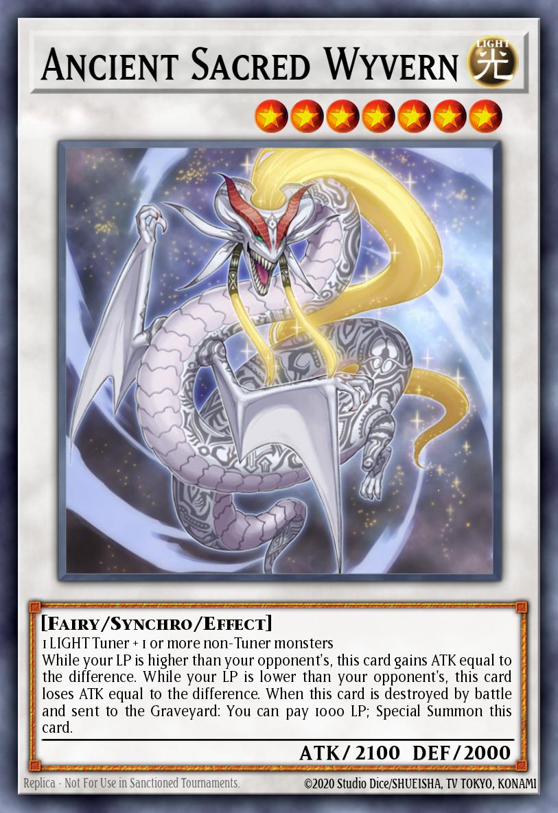 EN043 - ANPR-IT043 - Ancient Sacred Wyvern - Italian - Ultra Rare - 1st Edition - Ancient Prophecy VLP