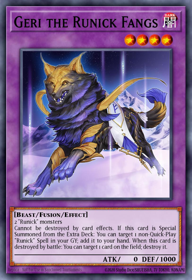 EN251 - MP23-EN251 - Geri the Runick Fangs - Rare - Effect Fusion Monster - 25th Anniversary Duelist Heroes Tin