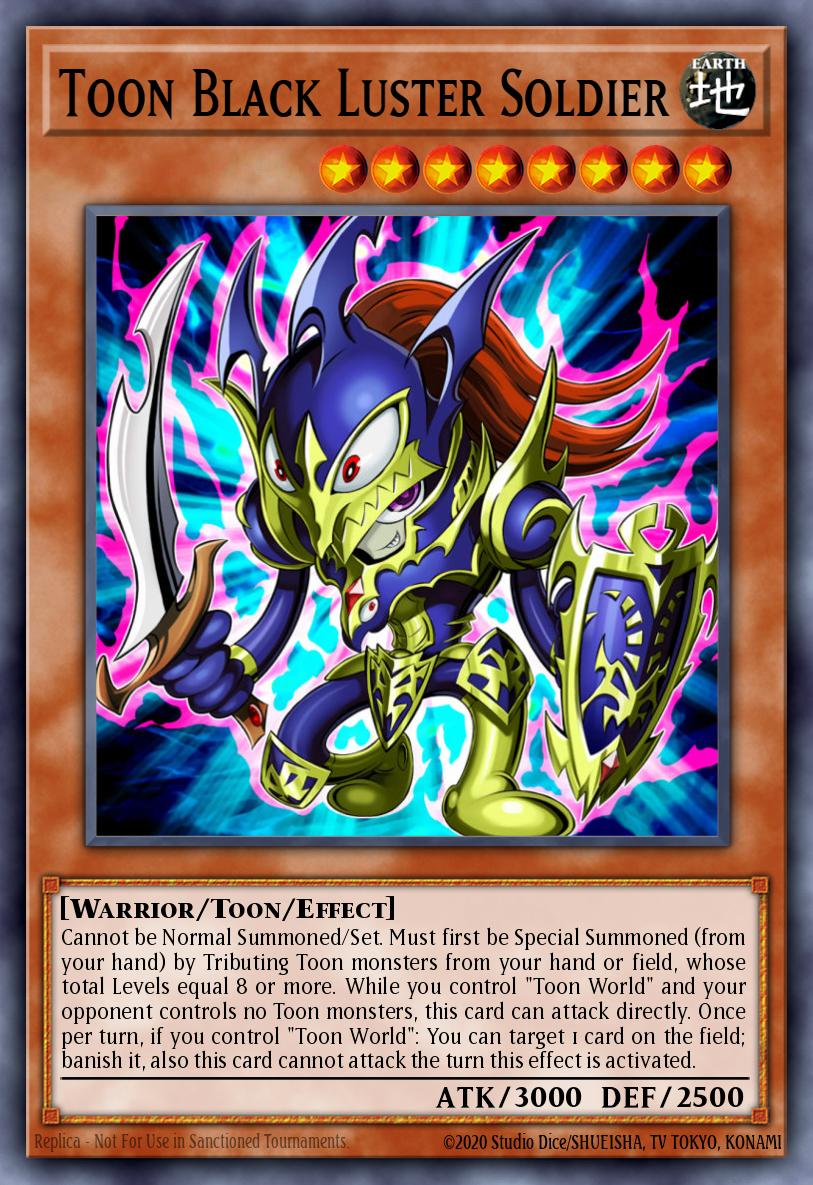 toch-fr001 - Toon Black Luster Soldier - Collectors Rare - Toon monster - Toon Chaos toch-fr001 - Toon Black Luster Soldier - Collectors Rare - Toon monster - Toon Chaos