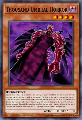 BETB-EN008 - Thousand Umbral Horror - Super Rare - Beyond the Brave