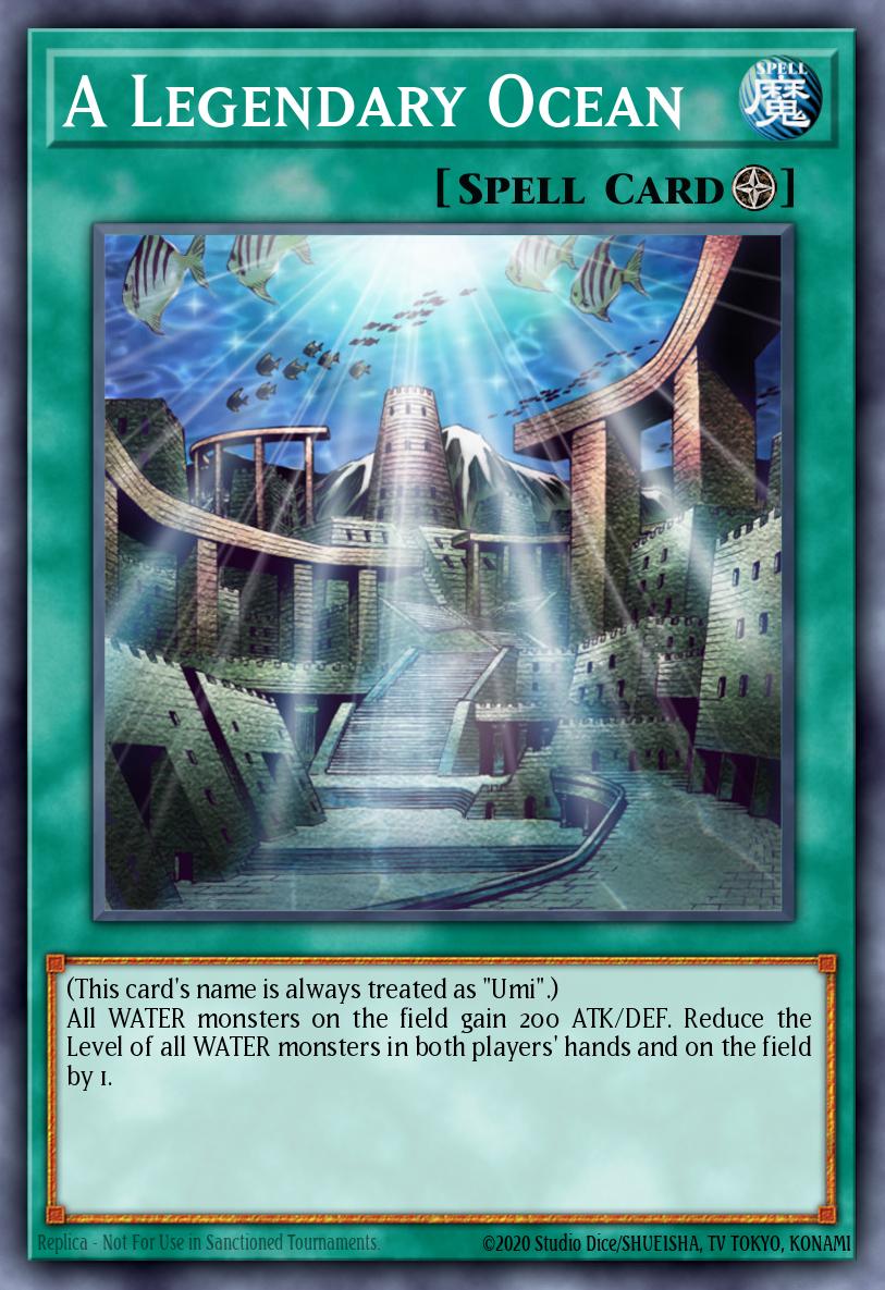 EN029 - LDS1-EN029 - A Legendary Ocean - Common - Field Spell - Legendary Duelists Season 1