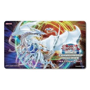 Yugioh National 2017 WCQ "Cosmic Blazar Dragon" Playmat (Sealed)