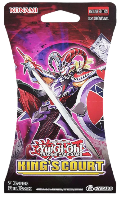 Yugioh Kings Court Blister Pack Booster Pack x1