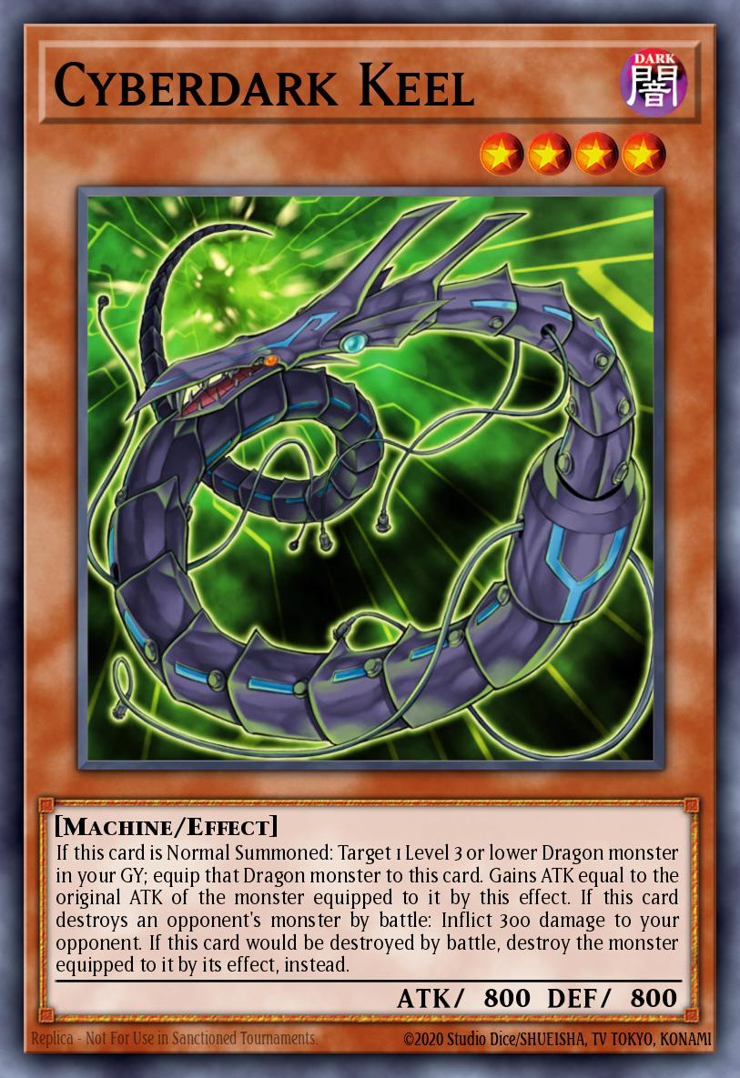 EN033 - LDS1-EN033 - Cyberdark Keel - Common - Effect Monster - Legendary Duelists Season 1