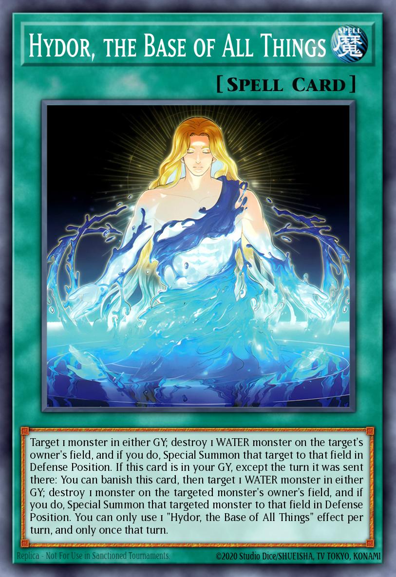 SUDA-EN064 - SUDA-EN064 - Hydor, the Base of All Things - Common - Normal Spell - Supreme Darkness