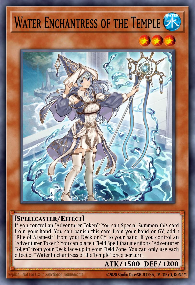 EN002 - OP19-FR002 - Water Enchantress of the Temple - Ultimate Rare - Effect Monster - OTS Tournament Pack 19 VLP