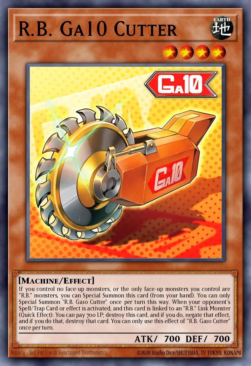 DUAD-EN091 - R.B. Ga10 Cutter - Super Rare - Duelist's Advance DUAD-EN091 - R.B. Ga10 Cutter - Super Rare - Duelist's Advance