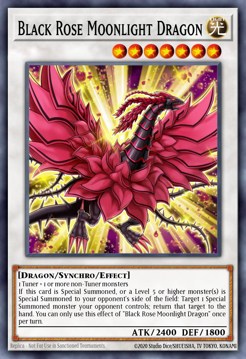 EN038 - Black Rose Moonlight Dragon RA03-EN038 - - Ultimate Rare - -