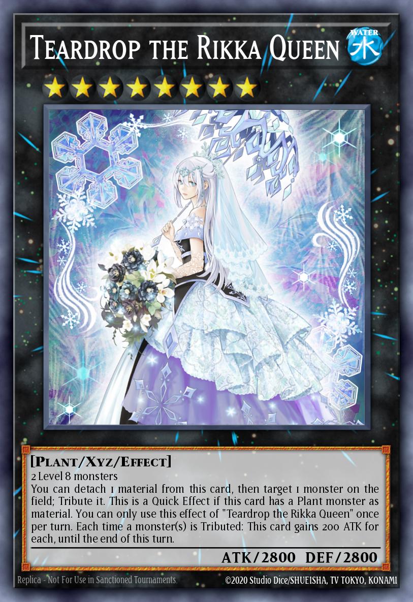 EN022 - SESL-EN022 - Teardrop the Rikka Queen - Secret Rare - Effect Xyz Monster - Secret Slayers