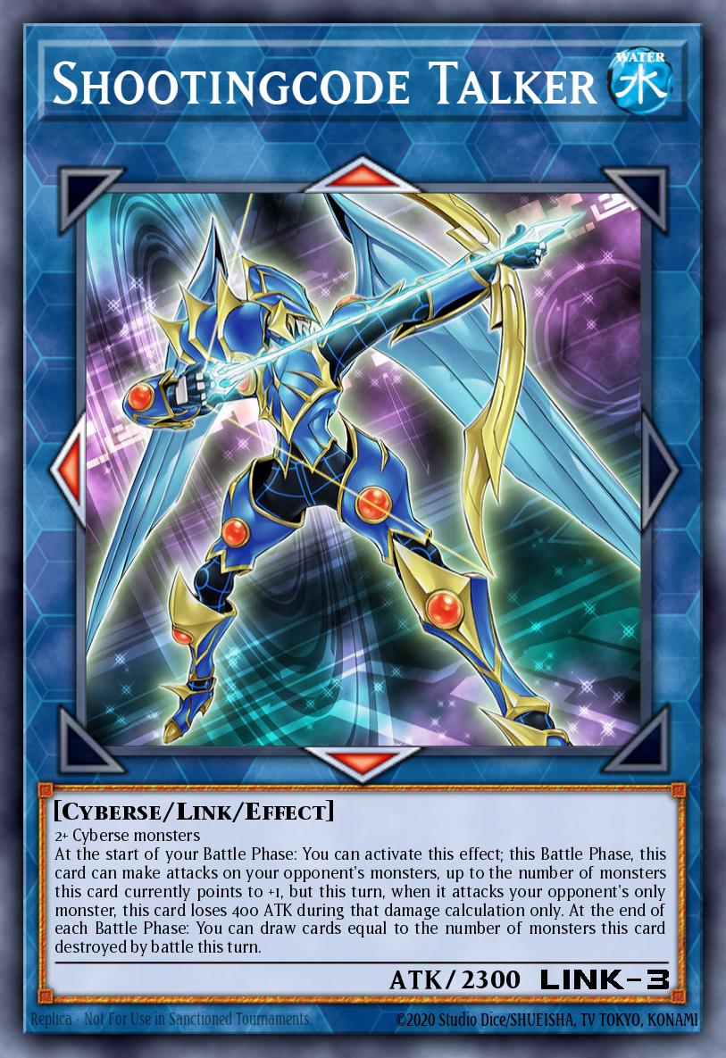 EN044 - FIGA-EN044 - Shootingcode Talker - Super Rare - Effect Link Monster - 1st Edition - Fists of the Gadgets