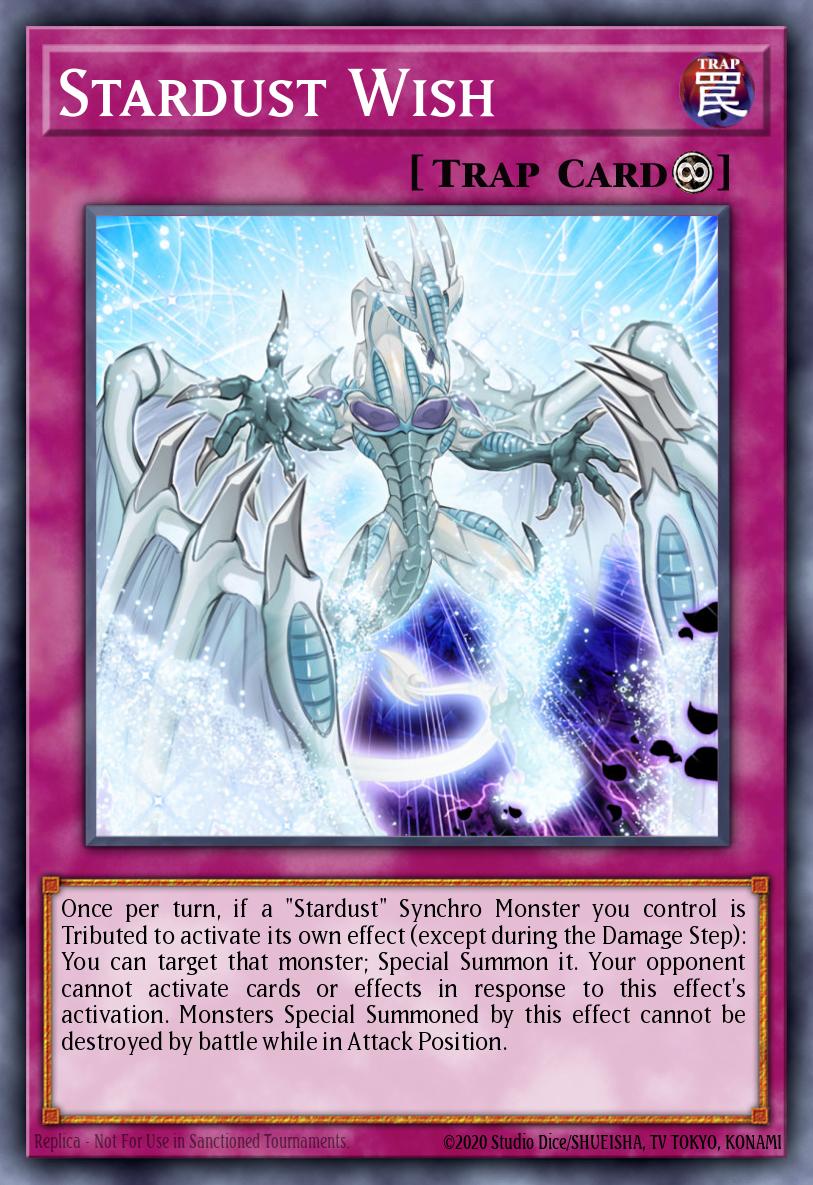 yugioh continuous trap cards cannot be destroyed DUPO-EN007 - Stardust Wish - Ultra Rare - Continuous Trap