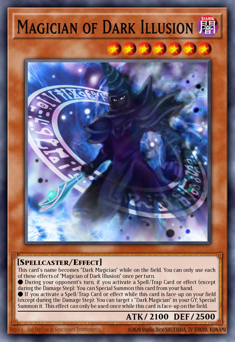 EN006 - LED6-EN006 - Magician of Dark Illusion - Rare - Effect Monster - Legendary Duelists 6 Magical Hero