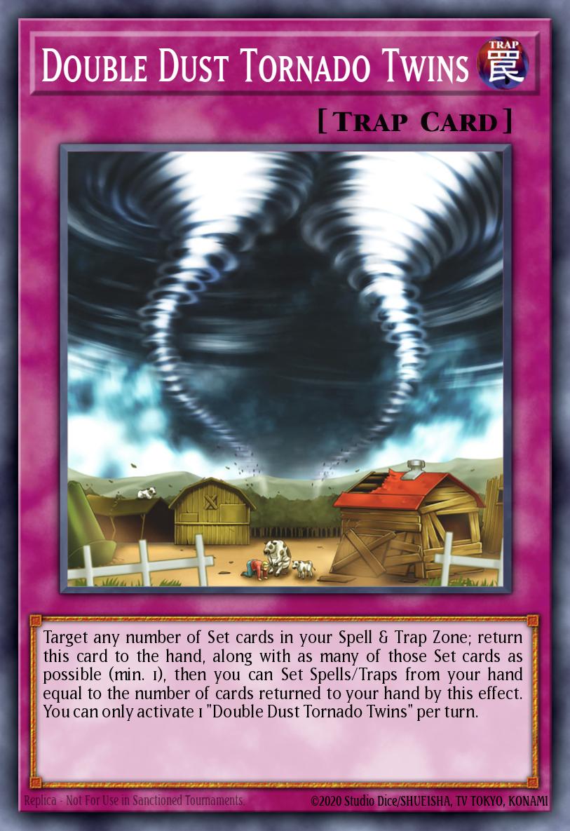 EN147 - MP23-EN147 - Double Dust Tornado Twins - Common - Normal Trap - 25th Anniversary Duelist Heroes Tin