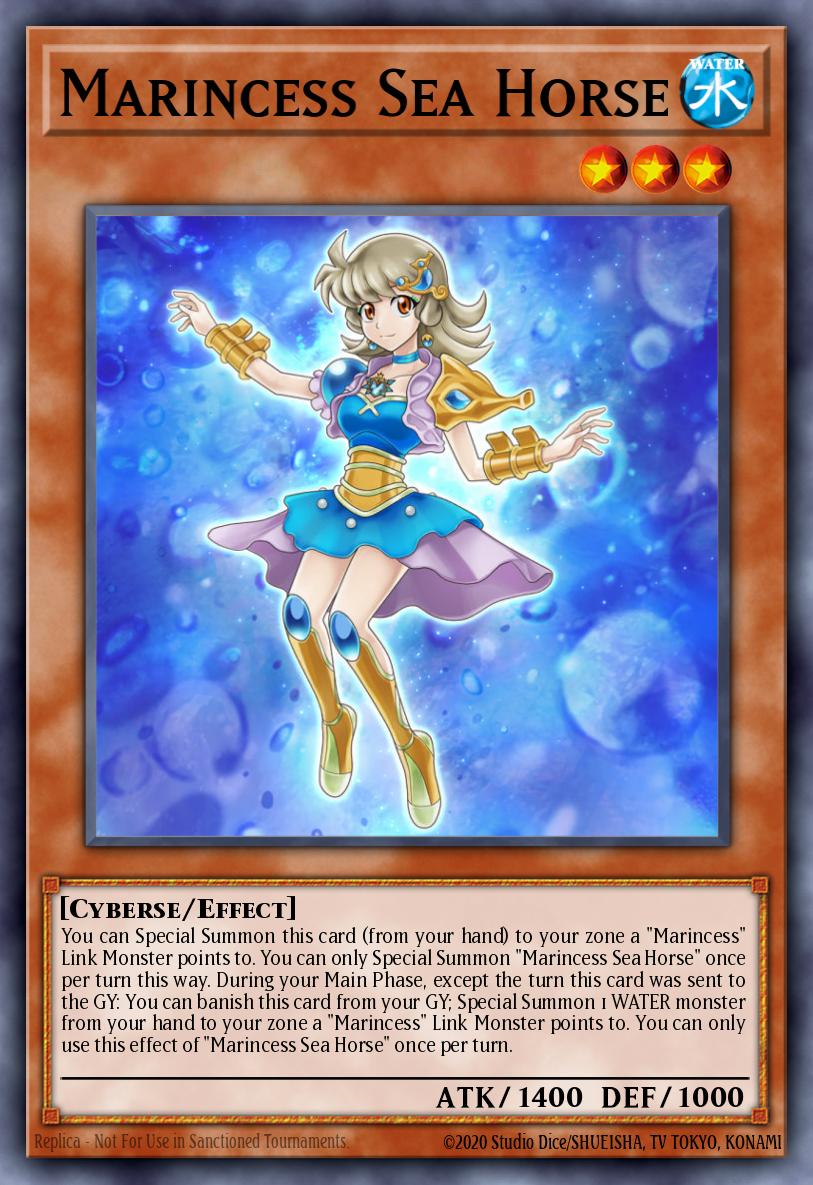 EN003 - RIRA-SP003 - Marincess Sea Horse - Starlight Rare - Effect Monster - 1st Edition - Rising Rampage
