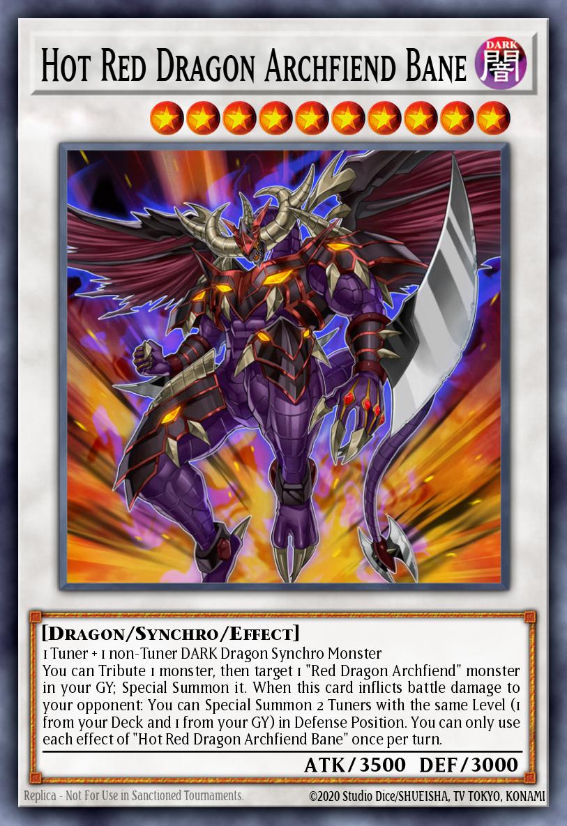 EN058 - DUPO-EN058 - Hot Red Dragon Archfiend Bane - Ultra Rare - Effect Synchro Monster - 1st-Edition - Duel Power