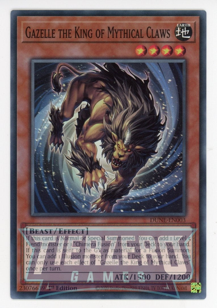 DUNE-EN003 - Gazelle the King of Mythical Claws - Super Rare