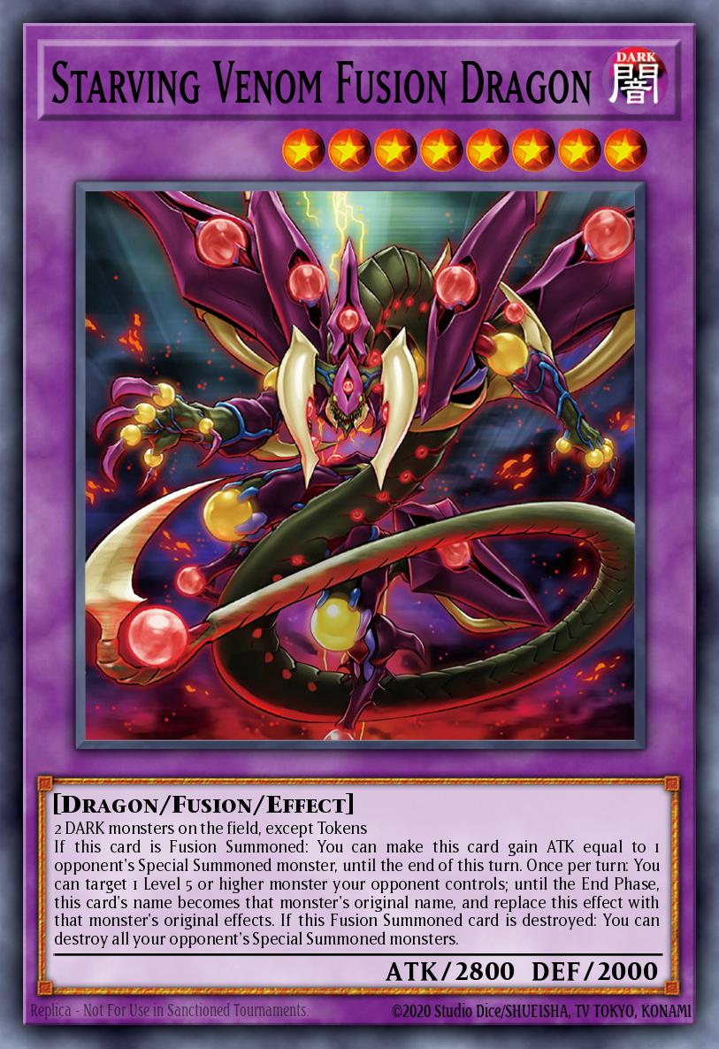 EN060 - FIGA-EN060 - Starving Venom Fusion Dragon - Super Rare - Effect Fusion Monster - 1st Edition - Fists of the Gadgets