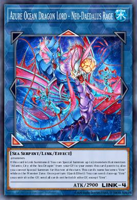 BETB-EN046 - Azure Ocean Dragon Lord - Neo-Daedalus Rage - Ultra Rare - Beyond the Brave