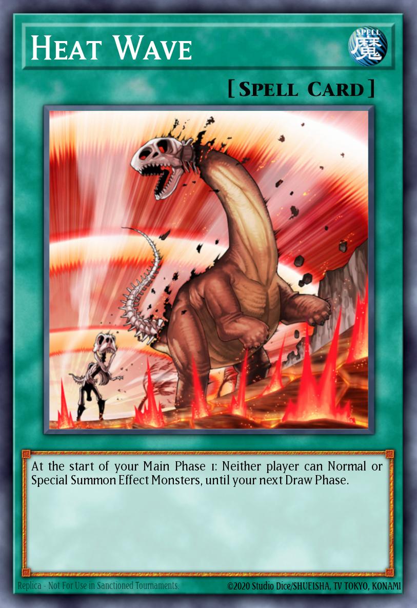 EN058 - Heat Wave RA03-EN058 - Platinum Secret Rare -