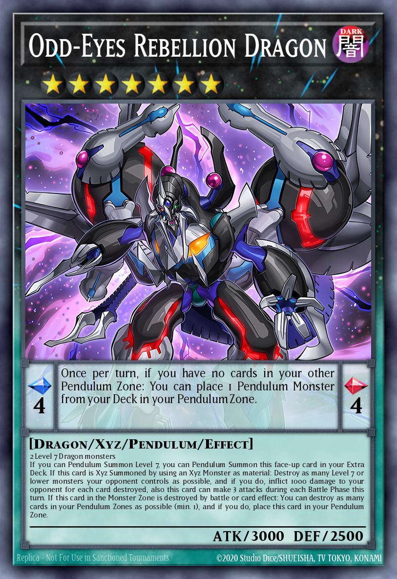 LAVD-ENO27 - Odd-Eyes Rebellion Dragon - Common - Legendary Arc-V Decks
