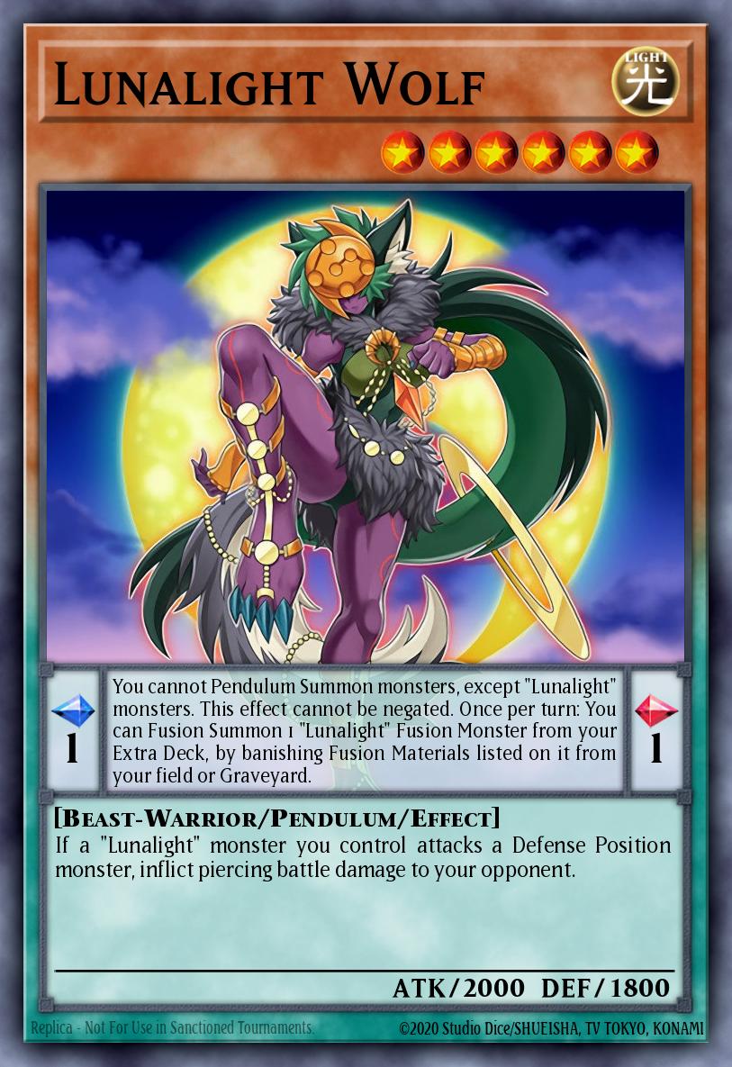 LAVD-ENL03 - Lunalight Wolf - Ultra Rare - Legendary Arc-V Decks