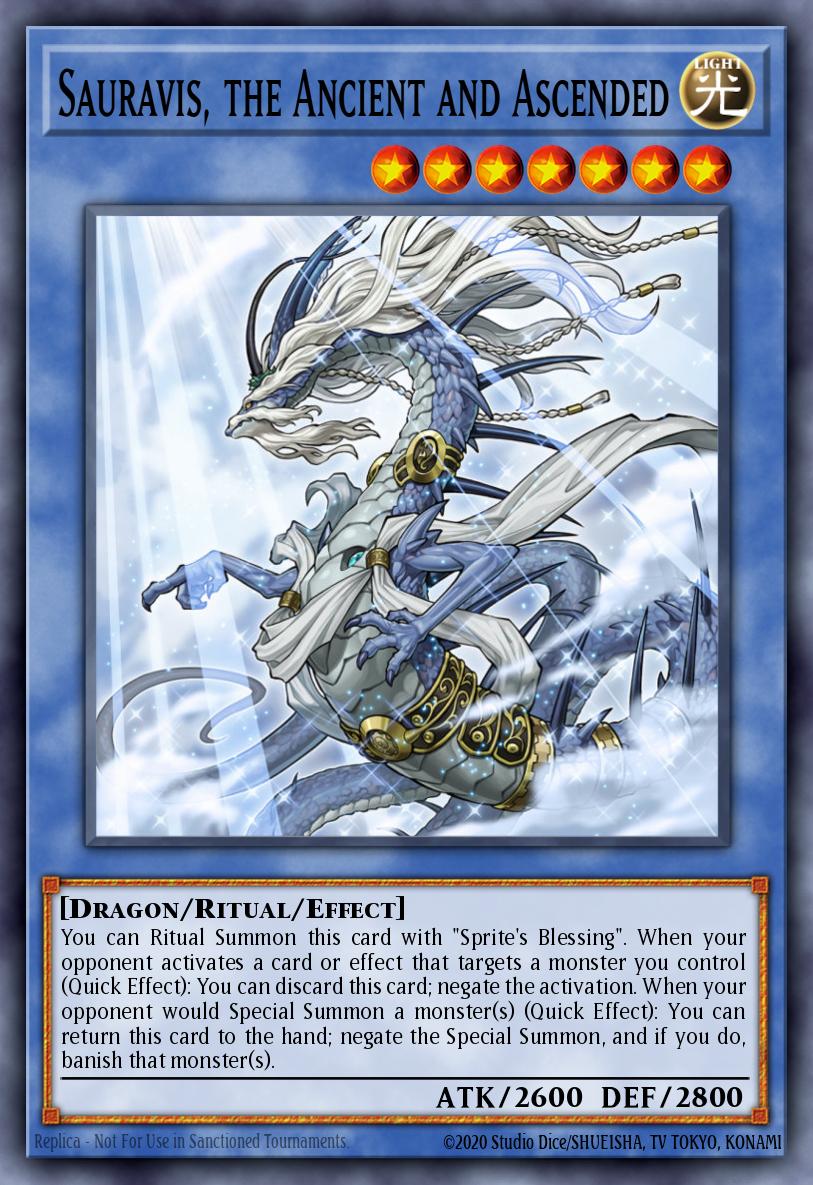 EN019 - RA02-EN019 - Sauravis, the Ancient and Ascended - Ultimate Rare - - Rarity Collection 2