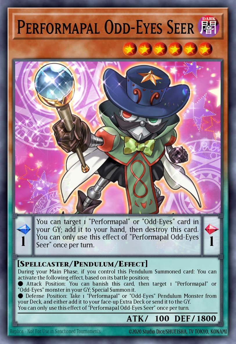 LAVD-ENO17 - Performapal Odd-Eyes Seer - Common - Legendary Arc-V Decks