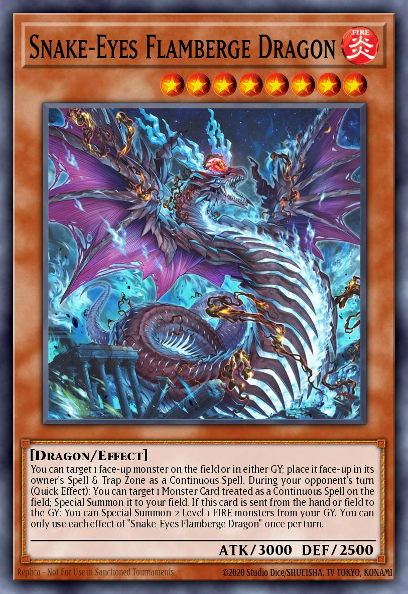 EN033 - Snake-Eyes Flamberge Dragon RA03-EN033 - Ultimate Rare -