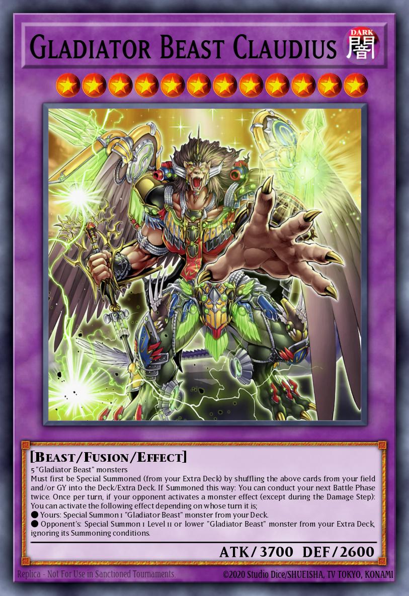 SUDA-EN038 - SUDA-EN038 - Gladiator Beast Claudius - Super Rare - Effect Fusion Monster - Supreme Darkness