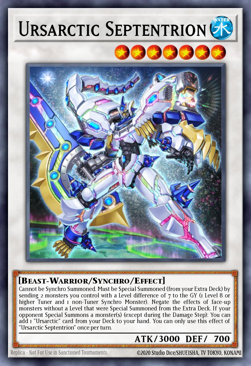 EN034 - ANGU-EN034 - Ursarctic Septentrion - Collectors Rare - Effect Synchro Monster - Ancient Guardians